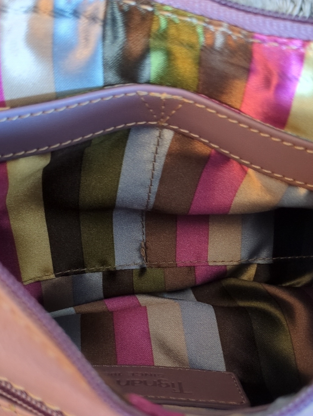 Tignanello Vintage Lilac Shoulder Bag - Picture 5 of 5